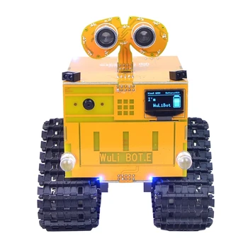 1 ADET Wulibot Programlanabilir Robot Mixly+Scratch Çift Grafiksel Programlama Robot Araba Standart Sürüm Kamera İle