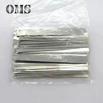 100 g / paket 18650 Lityum pil Konektörü Nikel kaplama Çelik Kemer Güç Pil Aksesuarları Nikel Kaplama Levha