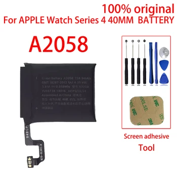 100 % Orijinal 40mm apple için batarya İzle Serisi 4 GPS Serisi 4 A2058 (4st Nesil) piller Bateria