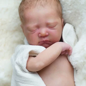 16 inç Premie Boyutu Bebek Mariza Yeniden Doğmuş Bebek Kiti Uyku Bebek Bitmemiş Bebek Parçaları Dıy Yeniden Doğmuş Bebek Damla Nakliye