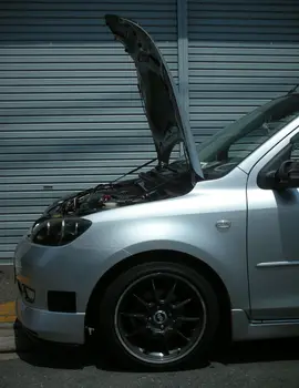 2002-2007 Mazda DEMİO Normal hood DY5W hatchback Ön Kaput Bonnet Gaz Struts Asansör Destek Şok Damperi Karbon Fiber
