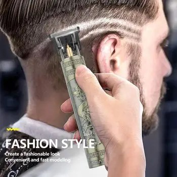 2023 Sıcak Satış Saç Kesme Makinesi saç makasları Şarj Edilebilir Sakal Tıraş Makinesi Profesyonel Elektrikli Saç Düzeltici Erkekler İçin Diken L7Y8