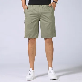 2023 Yaz Pamuklu erkek Şort Çabuk Kuruyan Nefes Sweatpants Gevşek Casual Streetwear Vintage Büyük Boy Pantolon Erkek Kumaş