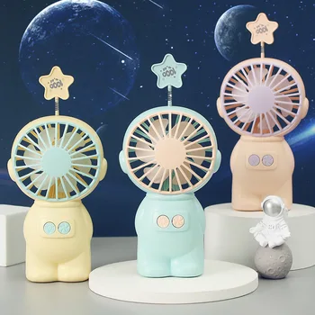 2023 yeni yıldız ışıkları el fanı usb şarj karikatür mini fan çocuk taşınabilir hediyeler