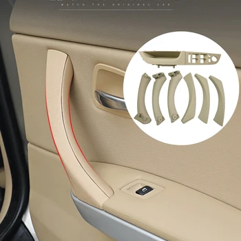 35.5 cm/37.5 cm Araba İç İç Kapı Kolu Paneli Kiti İçin E90 E91 3 Serisi 2005-2012 Sedan Çekme ayar kapağı Araba Aksesuarları