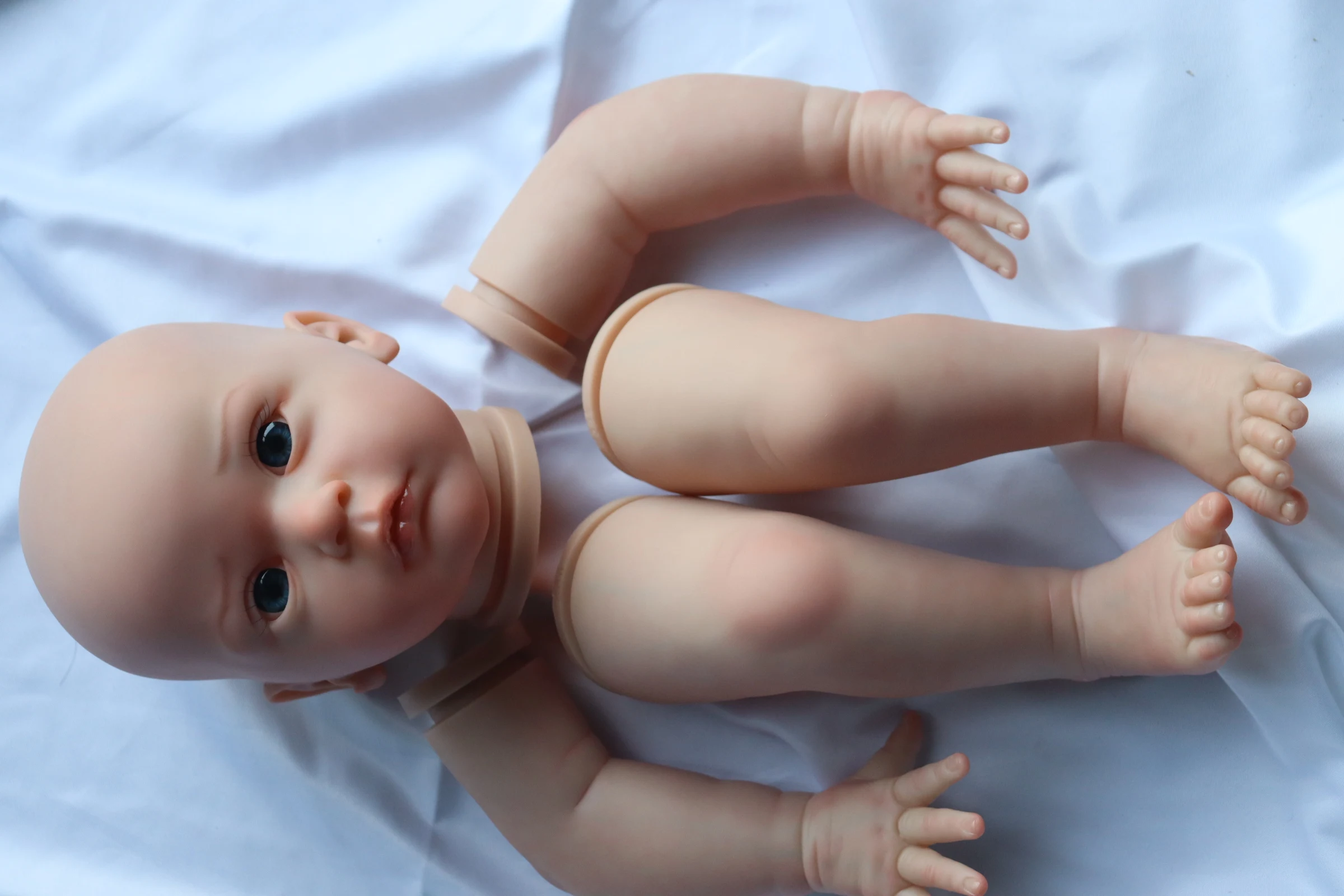FBBD 3-D CİLT Boyama 24 inç Yeniden Doğmuş Bebek Bebek Mattia Yüksek Kaliteli Demonte Kiti noel hediyesi Bebek Kız İçin