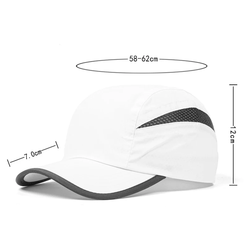 Yeni Unisex Çabuk kuruyan Baskı Logosu beyzbol şapkası Açık Kadınlar Nefes Ayarlanabilir Baba Şapka Erkekler Hop kamyon şoförü şapkaları