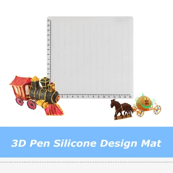 3D Baskı kalem ısıya dayanıklı silikon tasarım Mat temel şablon çok şekilli çocuklar çizim araçları parmak kapakları ile