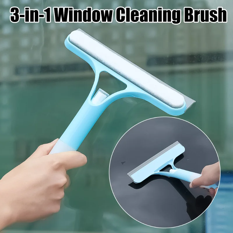 Yeni 3 İn 1 araç ön camı pencere sileceği Pencere Temiz Araçları cam sileceği Mutfak Banyo Temizleme Fırçası Araba Temizleme Aksesuarları
