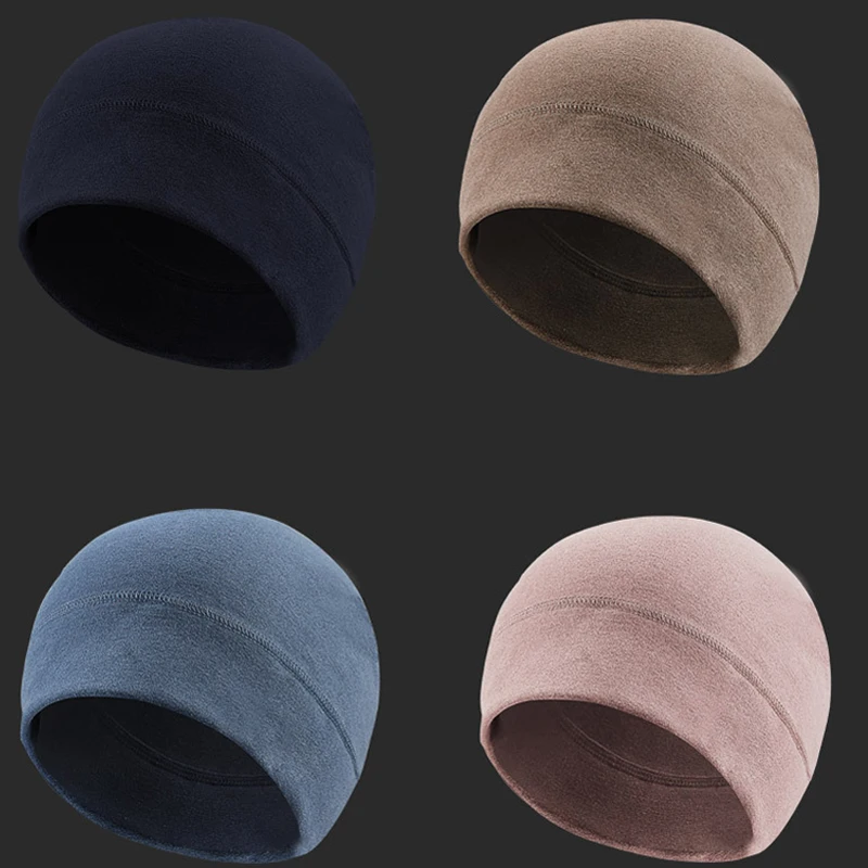 Yeni Özel Logo Unisex Sıcak Polar Şapka Açık Kadınlar Rüzgar Geçirmez Düz Renk Yumuşak Sıcak Bere Kap Erkekler için Kalın Özel Kuvvet Şapka