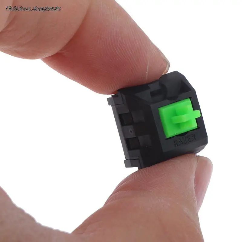 Yeşil RGB anahtarları Razer blackwidow Chroma Oyun Mekanik Klavye ve diğerleri ile 4pin led anahtarı