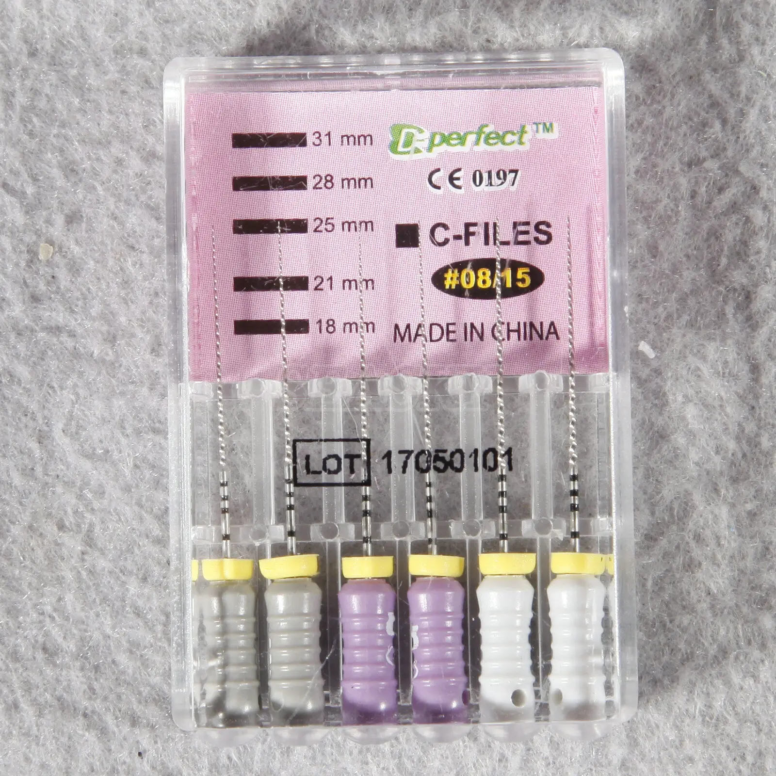30 ADET/5 Paket Diş Endodontik Endo Kök Kanal Paslanmaz Çelik C Dosyaları 25mm El Kullanımı için