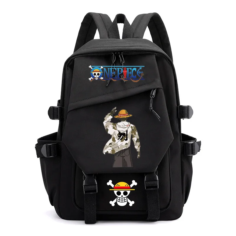 BANDAİ Tek Parça anime karakter Luffy moda sırt çantası Okul Çantası Cosplay Bookbag Erkek Kız için