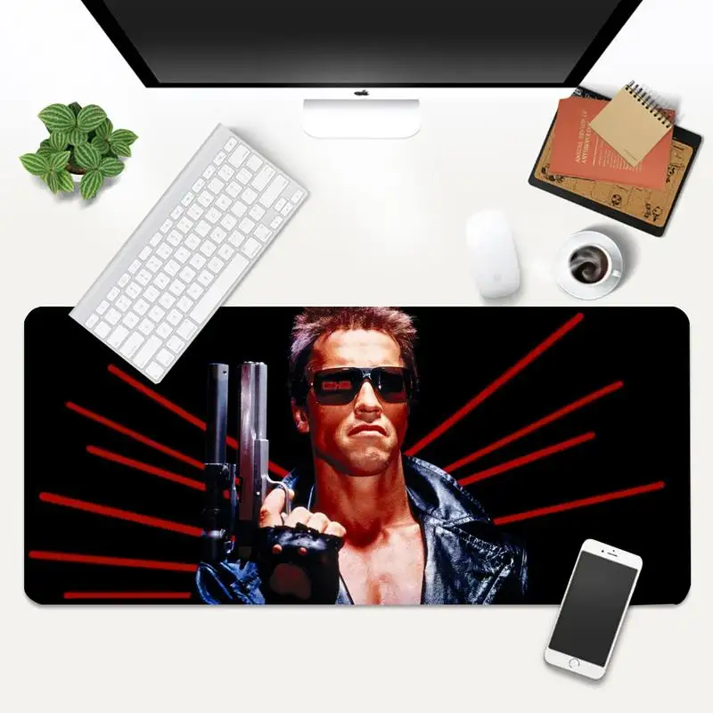 Terminator Büyük Mouse pad pc bilgisayar mat XL Büyük Oyun Klavyesi PC sümen Takuo Bilgisayar Tablet Fare mat