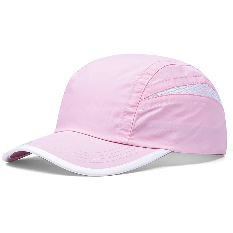 Yeni Unisex Çabuk kuruyan Baskı Logosu beyzbol şapkası Açık Kadınlar Nefes Ayarlanabilir Baba Şapka Erkekler Hop kamyon şoförü şapkaları