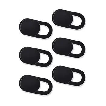 6 Adet Gizlilik Sticker lens kapağı Kamera Aksesuarları Kolaylık Ekran Koruyucu Koruyucu Çıkartmalar İnce İşçilik siyah