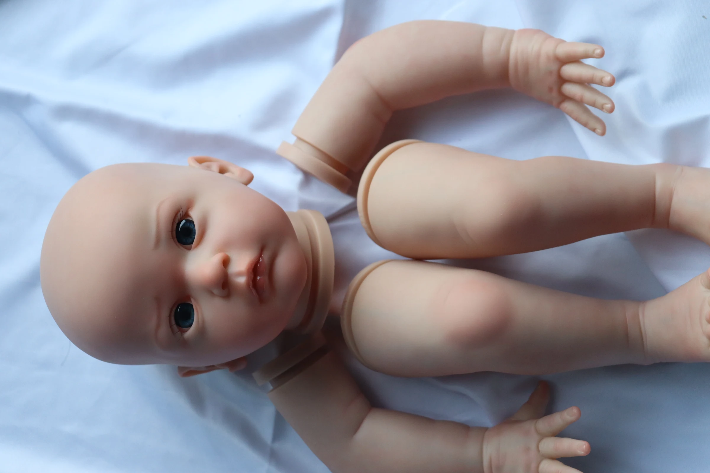 FBBD 3-D CİLT Boyama 24 inç Yeniden Doğmuş Bebek Bebek Mattia Yüksek Kaliteli Demonte Kiti noel hediyesi Bebek Kız İçin