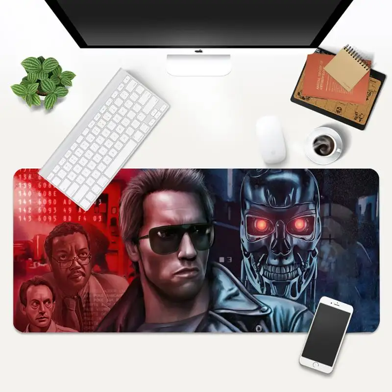 Terminator Büyük Mouse pad pc bilgisayar mat XL Büyük Oyun Klavyesi PC sümen Takuo Bilgisayar Tablet Fare mat