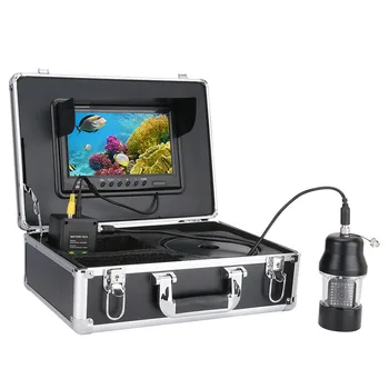 9 İnç DVR Kaydedici 30 m Sualtı Balıkçılık Video Kamera IP68 Su Geçirmez 38 LEDs 360 Derece Dönen Kamera