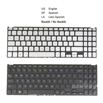 ABD LA İspanyolca Laptop Arkadan Aydınlatmalı Klavye İçin Asus Vivobook X512 X512D X512DA X512FA X512U X512UA 0KNB0-5628UI00