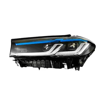 AKD Araba ışıkları G30 LED Far Projektör Lens 2017-2021 5 Serisi 530i 525i Kafa Lambası Ön DRL Sinyal Oto Aksesuarları