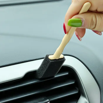 Araba Klima Havalandırma Fırçası Otomatik ızgara Temizleyici Detaylandırma Panjur Silgi Temizleme Fırçaları Oto Yıkama Araçları Aksesuarları 5 adet