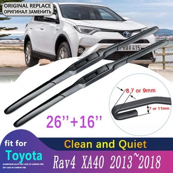 Araba sileceği Bıçak Toyota Rav4 XA40 2013~2018 RAV 4 40 2014 2015 2016 2017 Ön Cam Ön Cam Fırçaları Araba Ürünleri