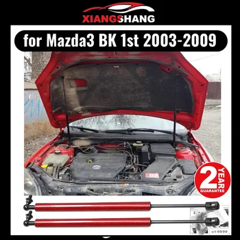 Araba Styling Ön Kaput Bonnet Gaz Struts 2003-2009 Mazda3 BK serisi 1st nesil Asansör Destek Damperi Gaz Şok