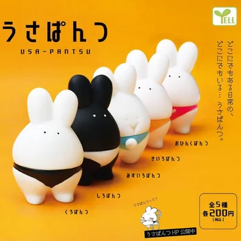 BAĞIRMAK Orijinal Japonya Anime Gashapon Sevimli Şort Tavşan Gacha Kapsül Oyuncaklar Şekil Kawaii Odası Dekor Hediyeler