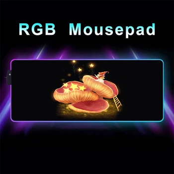 Bilgisayar Büyük Anime Xxl Mouse Pad Oyun Aksesuarları Mantar Oyun Dolabı sümen Klavye Mousepad Rgb Paspaslar Pc Halı Hızlı
