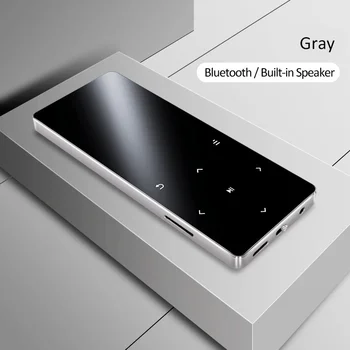Bluetooth MP3 Çalar Hoparlör Hıfı Metal Taşınabilir Walkman Fm Radyo Kaydı ile Dahili Hoparlör Dokunmatik Tuş 1.8 İnç Tft Ekran