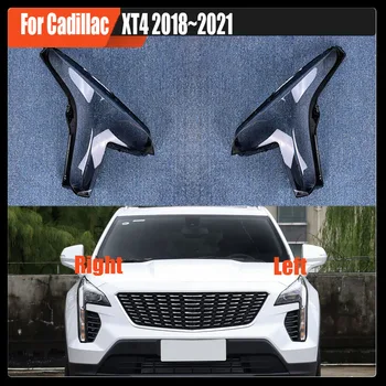 Cadillac için XT4 2018~2021 Ön Far Lambası Kapağı Şeffaf Far Kabuk Lens Pleksiglas Yerine Orijinal Abajur