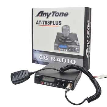 CB Radyo cb Talkie Walkie Mobil Radyo Alıcı-verici Anyon AT-708Plus 8W 24.265-29.655 MHz 480AM-480FM 27MHz Mobil Telsiz
