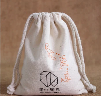 CBRL tuval özelleştirilmiş ucuz ipli çanta,pamuklu kumaş takı çantası hediye takı kozmetik için toptan kişiselleştirilmiş hediye çantası