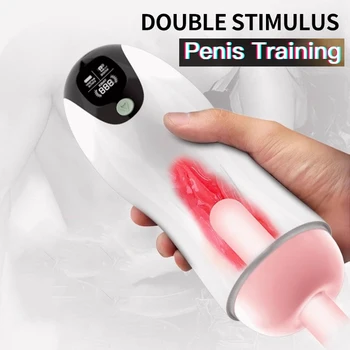 Cep Gerçek Pussy Vajina Vibratör Erkek Masturbator Oral Seks Seks Oyuncak Otomatik Emme Makinesi Seks Oyuncakları mastürbasyon kupası Erkekler İçin