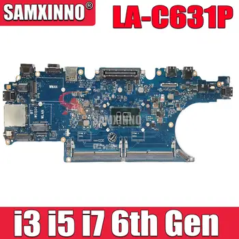 DELL E5470 5470 Latitude Laptop Anakart ı3 ı5 ı7 6th Gen CPU CN-0HCP0K ADM70 LA-C631P Dizüstü Anakart DDR4 Test