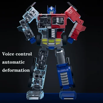 Dönüşüm Oyuncaklar Komutanı Deformasyon Optimus Modeli Ses Kontrolü Otomatik Deformasyon Elite Versiyonu Akıllı Robot