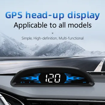 G2 HUD HEAD Up Display Araba GPS Hız Göstergesi Akıllı Saat Dekoratif Dijital Ölçer araç elektroniği Aksesuarları Tüm Arabalar için