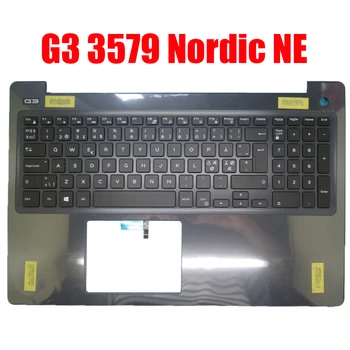 Iskandinav NE Laptop Palmrest DELL G3 3579 0N4HJH N4HJH 0CWND3 CWND3 Arkadan Aydınlatmalı Klavye İle Mavi Büyük Harf Yeni