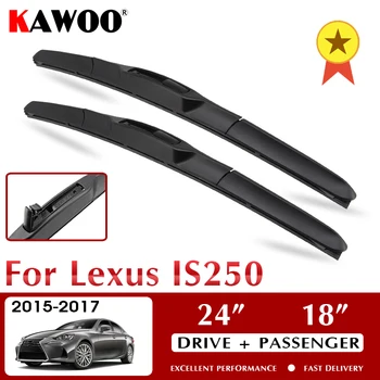 KAWOO Silecek Ön araba sileceği Bıçakları Lexus IS250 2015-2017 Windshield Cam Ön Cam Aksesuarları 24