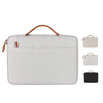 Laptop çantası 13 13.3 14 15.4 İnç Su Geçirmez Çanta Dizüstü Kol macbook çantası M1 Hava Pro 13 15 Kılıf İçin Huawei Xiaomi Asus