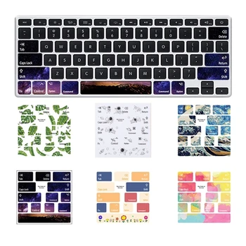 Macair Notebook için Bilgisayar Etiketi İngilizce klavye etiketi Düğme Etiketi