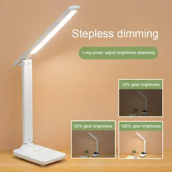 Masa Lambası Gözler Koruma Dokunmatik dimer led'li ışık Öğrenci Yurdu Yatak Odası Okuma USB Şarj Edilebilir masa lambası Özel Hediye