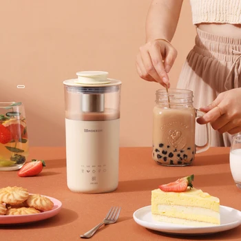 Mini Kahve Süt Çay Makinesi 350ml Çok Fonksiyonlu Üreticisi Çiçek meyve çayı Süt Köpüğü Karıştırma Taşınabilir Kahve Makinesi Ev Ofis