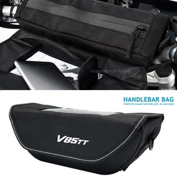 Moto Guzzı V85 TT Centenario Seyahat motosiklet gidonu çantası su geçirmez gidon seyahat navigasyon çantası