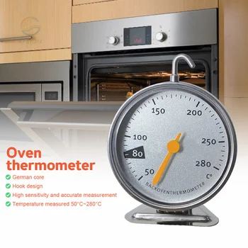 Mutfak termometresi Paslanmaz Çelik fırın termometresi Standı BARBEKÜ Pişirme Et Gıda Sıcaklık Ölçüm Araçları Standı Büyük Arama