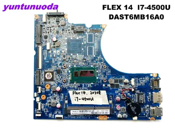 Orijinal lenovo FLEX 14 laptop anakart FLEX 14 I7-4500U DAST6MB16A0 iyi ücretsiz gönderim test