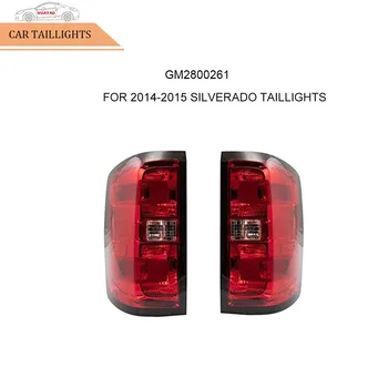 Otomobil parçaları araba kuyruk lambası sol ve sağ araba ışık aksesuarları GM2800261 2014-2015 Chevy Silverado için