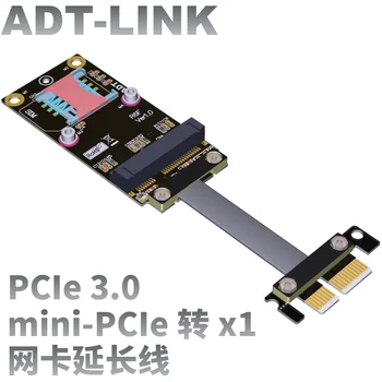 PCI Express 3. 0x1 Mini-PCIe adaptör yükseltici Grafik Kartı Uzatma Kablosu Yüksek hızlı Kablosuz Ağ Gen3. 0 mPCIe Mini Kartlar