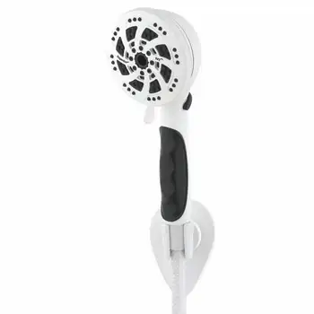 RV 5-Beyaz El Duşu Duş Başlıkları Fan su spreyi ile Duschkopf Lavadoras portátiles Duş filtresi Chuveiros modernos p